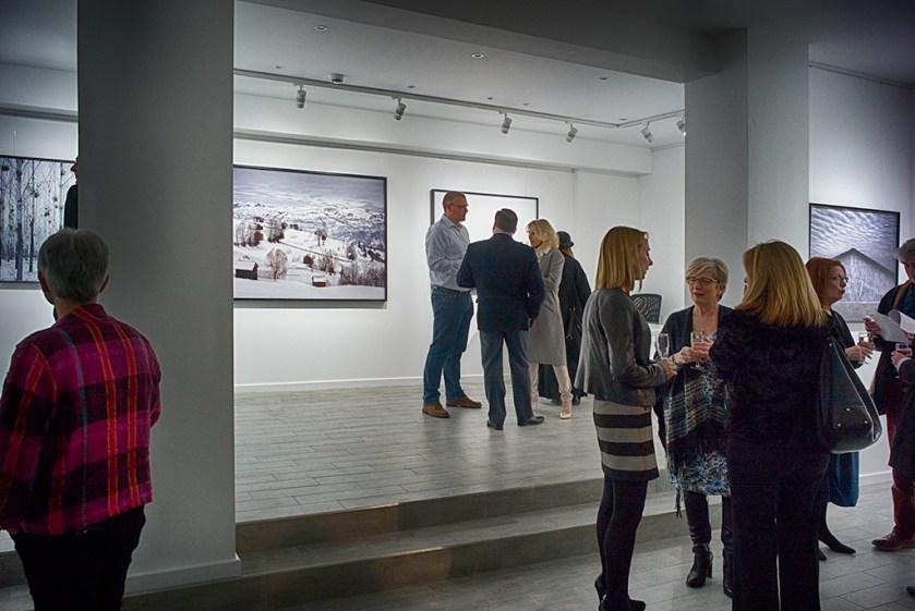 Opening night at the Argentea Gallery, St Pauls Birmingham